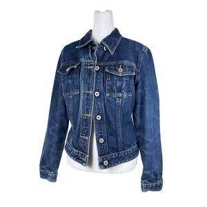 Vintage Y2K Guess Dark Wash Jean Jacket